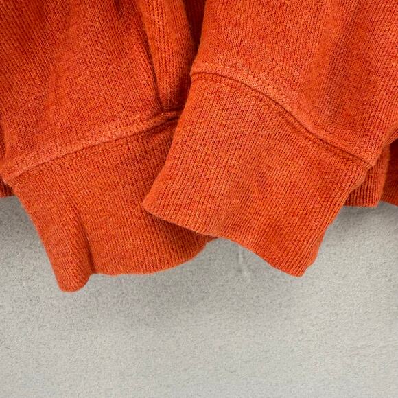 Polo Ralph Lauren Men's M Orange Estate Rib Long Sleeve Quarter Zip Pullover - Picture 5 of 10